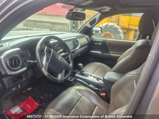 2016 Toyota Tacoma Double Cab/limited მანქანა იყიდება აუქციონზე, vin: 5TFHZ5BN4GX005444, აუქციონის ნომერი: 40075757