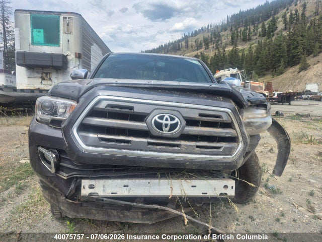 2016 Toyota Tacoma Double Cab/limited მანქანა იყიდება აუქციონზე, vin: 5TFHZ5BN4GX005444, აუქციონის ნომერი: 40075757