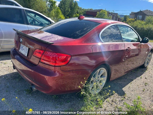 40075765 :رقم المزاد ، WBAKG7C51BE263637 vin ، 2011 Bmw 3-series مزاد بيع