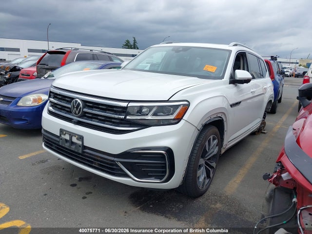 2022 Volkswagen Atlas მანქანა იყიდება აუქციონზე, vin: 1V2FR2CA7NC540899, აუქციონის ნომერი: 40075771