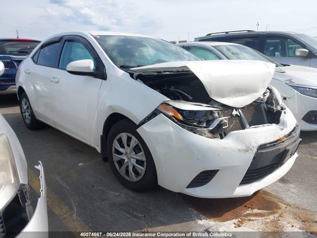2016 Toyota Corolla L/le/le Pls/prm/s/s Pls მანქანა იყიდება აუქციონზე, vin: 2T1BURHE6GC600961, აუქციონის ნომერი: 40074667