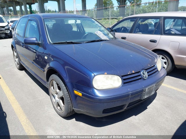 2001 Volkswagen Golf Gl Tdi მანქანა იყიდება აუქციონზე, vin: 9BWBP21J014077295, აუქციონის ნომერი: 40067296