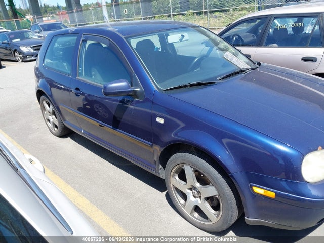 40067296 :رقم المزاد ، 9BWBP21J014077295 vin ، 2001 Volkswagen Golf Gl Tdi مزاد بيع