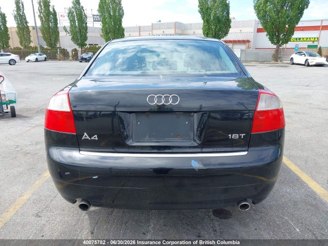 2005 Audi A4 მანქანა იყიდება აუქციონზე, vin: WAUJC68EX5A083529, აუქციონის ნომერი: 40075782
