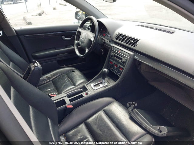 2005 Audi A4 მანქანა იყიდება აუქციონზე, vin: WAUJC68EX5A083529, აუქციონის ნომერი: 40075782