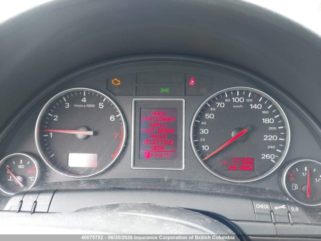 2005 Audi A4 მანქანა იყიდება აუქციონზე, vin: WAUJC68EX5A083529, აუქციონის ნომერი: 40075782