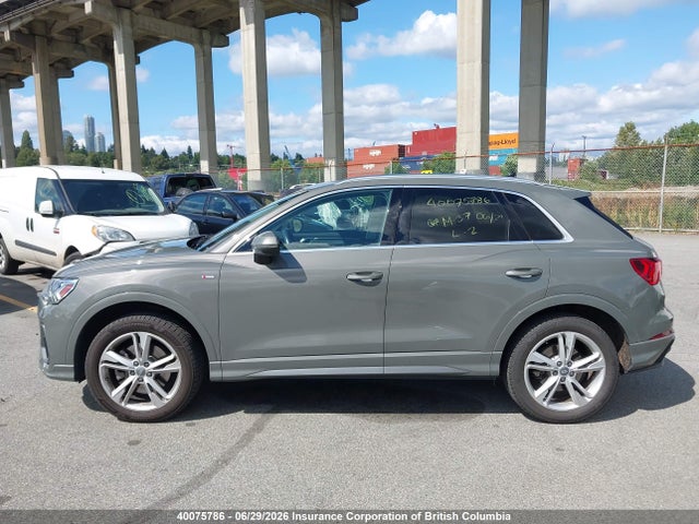 Продажа на аукционе авто 2020 Audi Q3, vin: WA1EECF30L1096635, номер лота: 40075786