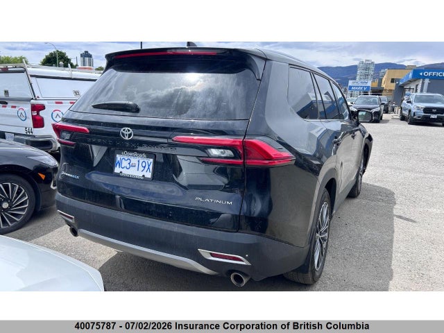 2024 Toyota Grand Highlander Hybrid Platinum მანქანა იყიდება აუქციონზე, vin: 5TDADAB51RS010411, აუქციონის ნომერი: 40075787