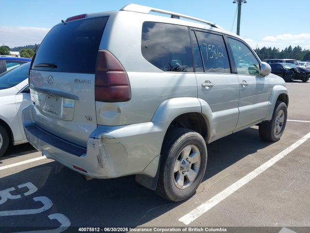 40075812 :رقم المزاد ، JTJBT20XX40042400 vin ، 2004 Lexus Gx 470 مزاد بيع