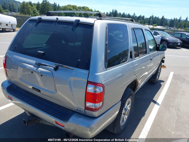 2001 Nissan Pathfinder Le/se/xe მანქანა იყიდება აუქციონზე, vin: JN8DR07Y51W510141, აუქციონის ნომერი: 40073195