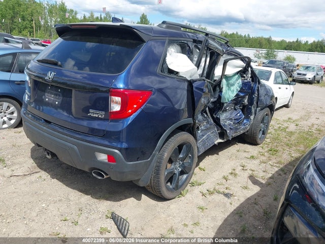 Aukcja sprzedaży 2019 Honda Passport Touring, vin: 5FNYF8H98KB503248, numer aukcji: 40072399