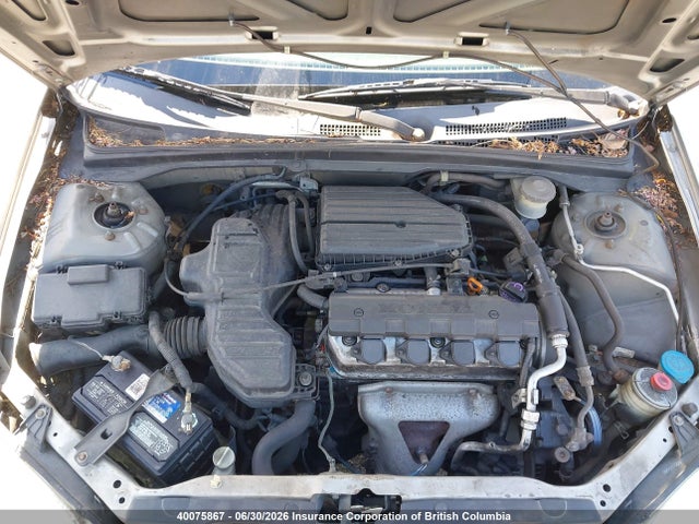 2003 Honda Civic მანქანა იყიდება აუქციონზე, vin: 2HGES16423H930855, აუქციონის ნომერი: 40075867