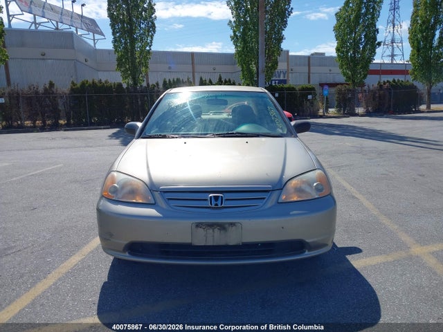 2003 Honda Civic მანქანა იყიდება აუქციონზე, vin: 2HGES16423H930855, აუქციონის ნომერი: 40075867