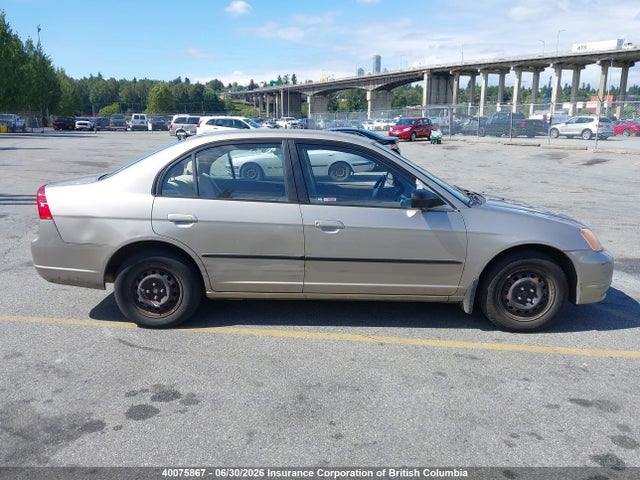 2003 Honda Civic მანქანა იყიდება აუქციონზე, vin: 2HGES16423H930855, აუქციონის ნომერი: 40075867