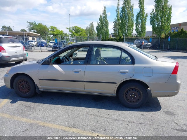 2003 Honda Civic მანქანა იყიდება აუქციონზე, vin: 2HGES16423H930855, აუქციონის ნომერი: 40075867