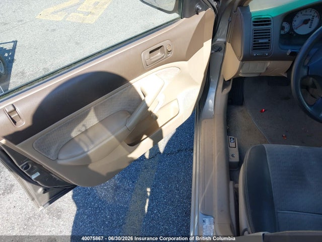 2003 Honda Civic მანქანა იყიდება აუქციონზე, vin: 2HGES16423H930855, აუქციონის ნომერი: 40075867