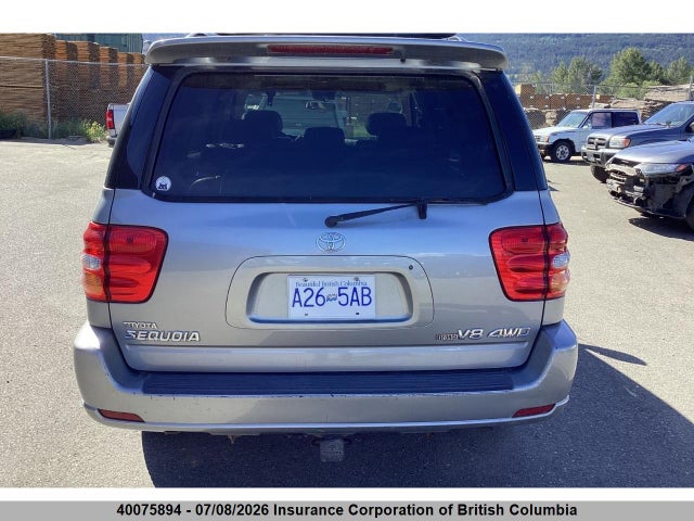 2002 Toyota Sequoia Limited V8 მანქანა იყიდება აუქციონზე, vin: 5TDBT48A92S113577, აუქციონის ნომერი: 40075894