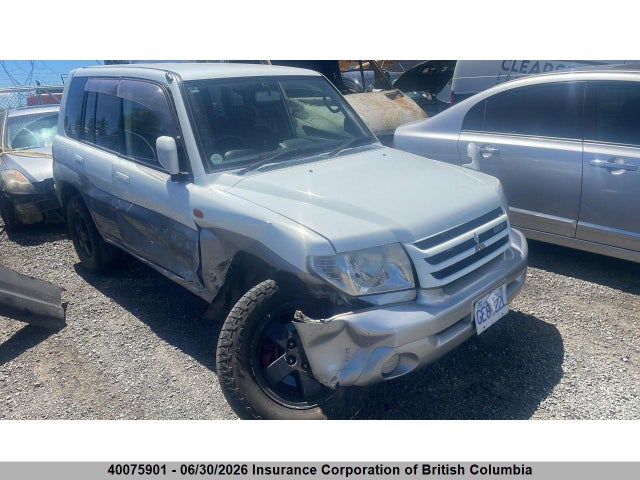 2002 Mitsubishi Pajero მანქანა იყიდება აუქციონზე, vin: H77W5210450, აუქციონის ნომერი: 40075901