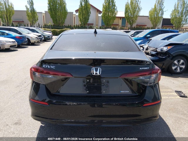 2025 Honda Civic Sport/sport Touring მანქანა იყიდება აუქციონზე, vin: 2HGFE4F86SH008104, აუქციონის ნომერი: 40071449