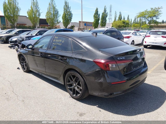 2025 Honda Civic Sport/sport Touring მანქანა იყიდება აუქციონზე, vin: 2HGFE4F86SH008104, აუქციონის ნომერი: 40071449