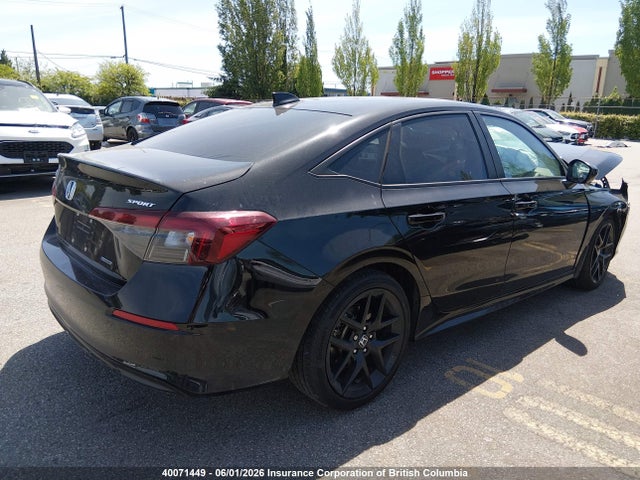 2025 Honda Civic Sport/sport Touring მანქანა იყიდება აუქციონზე, vin: 2HGFE4F86SH008104, აუქციონის ნომერი: 40071449