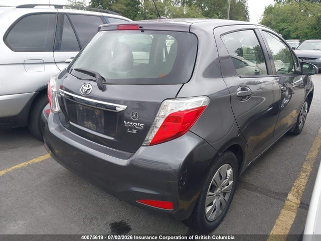 2013 Toyota Yaris მანქანა იყიდება აუქციონზე, vin: JTDKTUD36DD549163, აუქციონის ნომერი: 40075619