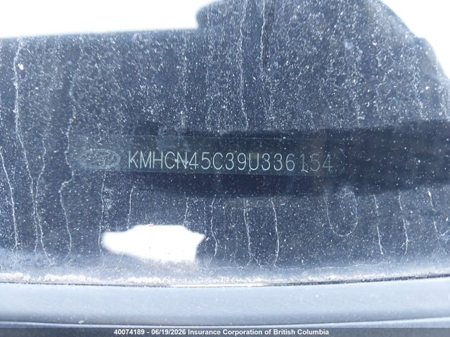 Aukcja sprzedaży 2009 Hyundai Accent Gls, vin: KMHCN45C39U336154, numer aukcji: 40074189