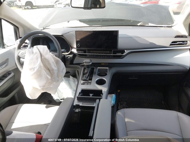 2025 Toyota Sienna Le/xle/platinum/xse/limited/autono-mass მანქანა იყიდება აუქციონზე, vin: 5TDGRKEC4SS242129, აუქციონის ნომერი: 40073749
