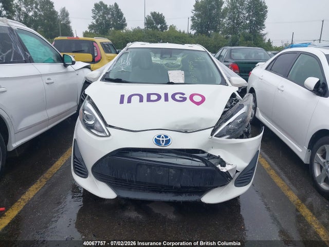 2018 Toyota Prius C მანქანა იყიდება აუქციონზე, vin: JTDKDTB36J1600989, აუქციონის ნომერი: 40067757