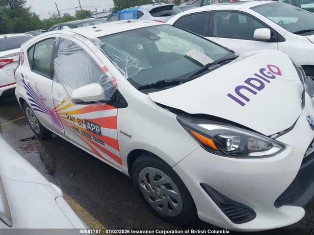 2018 Toyota Prius C მანქანა იყიდება აუქციონზე, vin: JTDKDTB36J1600989, აუქციონის ნომერი: 40067757