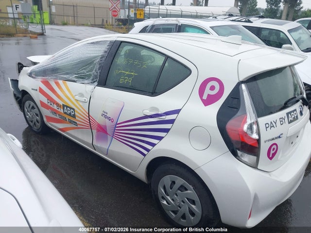 2018 Toyota Prius C მანქანა იყიდება აუქციონზე, vin: JTDKDTB36J1600989, აუქციონის ნომერი: 40067757