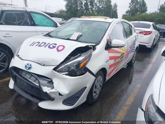 2018 Toyota Prius C მანქანა იყიდება აუქციონზე, vin: JTDKDTB36J1600989, აუქციონის ნომერი: 40067757