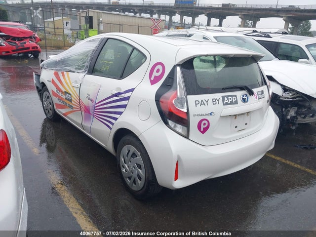 2018 Toyota Prius C მანქანა იყიდება აუქციონზე, vin: JTDKDTB36J1600989, აუქციონის ნომერი: 40067757