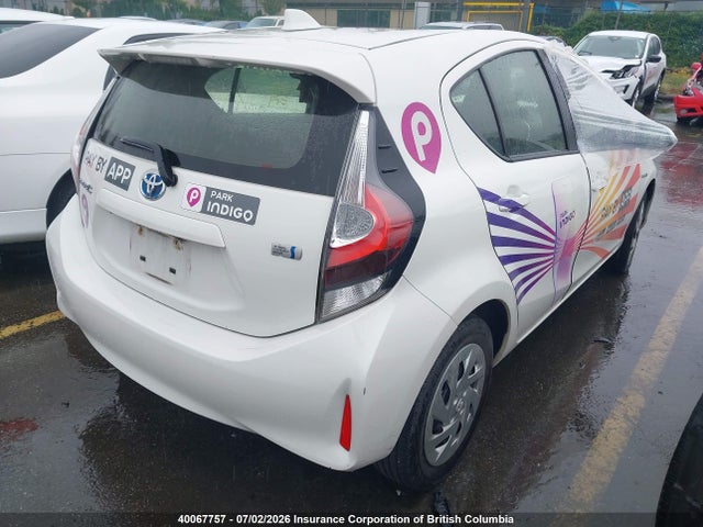 2018 Toyota Prius C მანქანა იყიდება აუქციონზე, vin: JTDKDTB36J1600989, აუქციონის ნომერი: 40067757