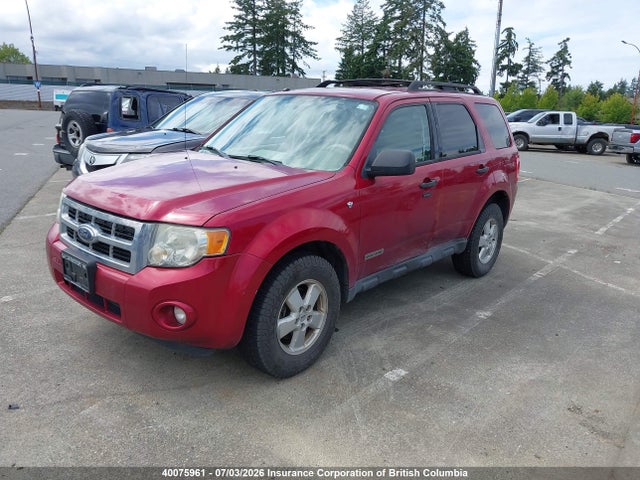 2008 Ford Escape Xlt მანქანა იყიდება აუქციონზე, vin: 1FMCU93178KD73266, აუქციონის ნომერი: 40075961