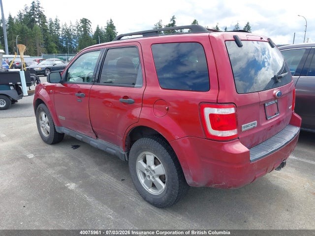 2008 Ford Escape Xlt მანქანა იყიდება აუქციონზე, vin: 1FMCU93178KD73266, აუქციონის ნომერი: 40075961