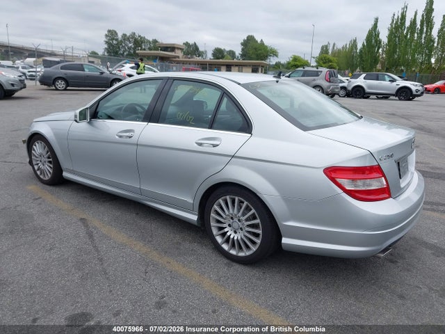 2011 Mercedes-benz C 250 4matic მანქანა იყიდება აუქციონზე, vin: WDDGF8FB5BA482956, აუქციონის ნომერი: 40075966