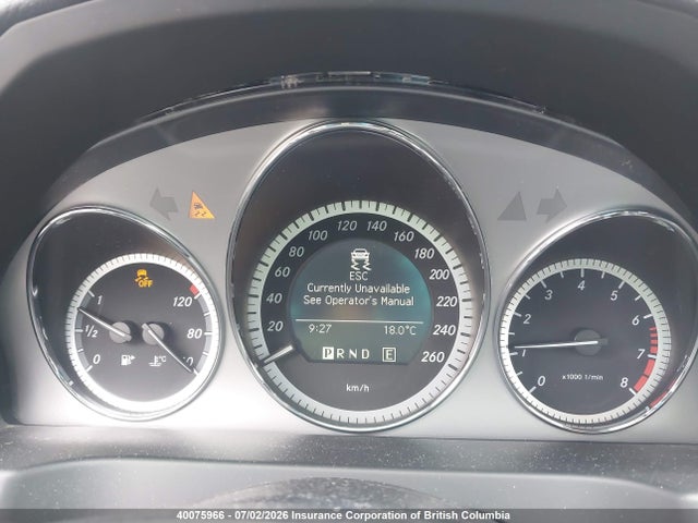 2011 Mercedes-benz C 250 4matic მანქანა იყიდება აუქციონზე, vin: WDDGF8FB5BA482956, აუქციონის ნომერი: 40075966