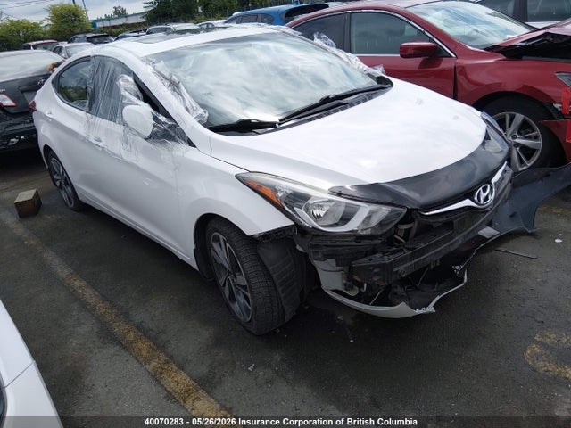 40070283 :رقم المزاد ، KMHDH4AH6GU590788 vin ، 2016 Hyundai Elantra Se/sport/limited مزاد بيع
