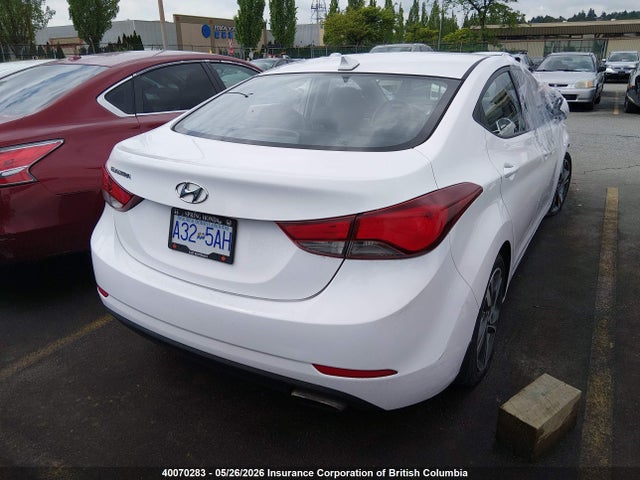 Продаж на аукціоні авто 2016 Hyundai Elantra Se/sport/limited, vin: KMHDH4AH6GU590788, номер лоту: 40070283