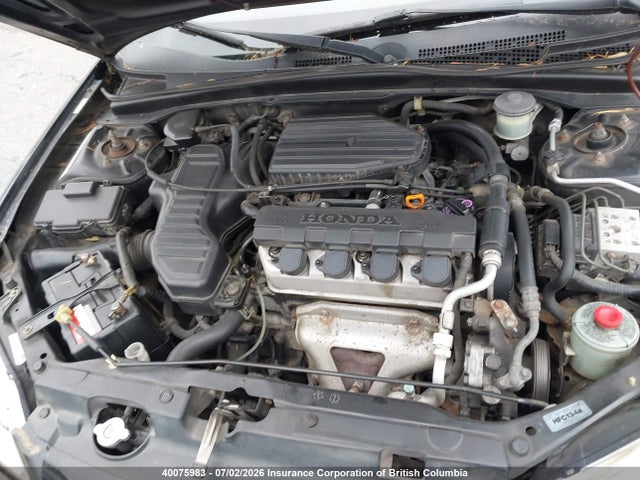 Продаж на аукціоні авто 2001 Honda Civic, vin: 2HGES16681H939753, номер лоту: 40075983