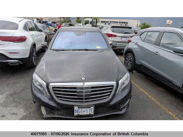 2017 Mercedes-benz S 550 4matic მანქანა იყიდება აუქციონზე, vin: WDDUG8FB0HA283595, აუქციონის ნომერი: 40075989