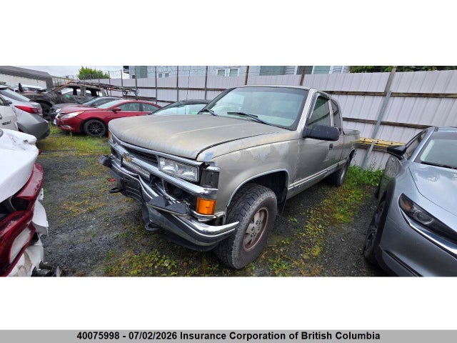 1998 Chevrolet Sierra მანქანა იყიდება აუქციონზე, vin: 2GCEK19R5W1269843, აუქციონის ნომერი: 40075998