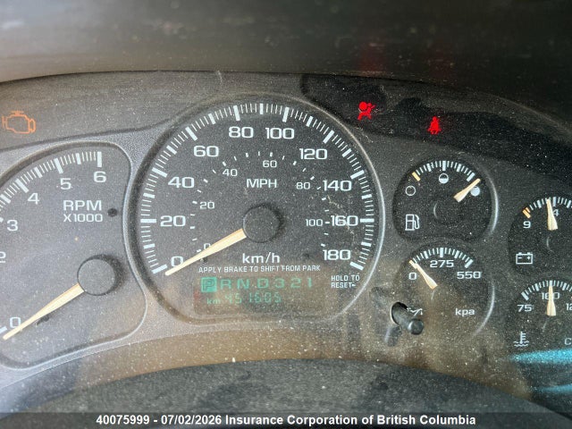 Auction sale of the 2002 Chevrolet Avalanche K1500, vin: 3GNEK13T62G189786, lot number: 40075999