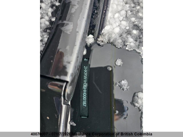 2HKRW1H36HH000187 Honda CR-V