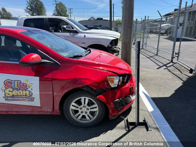 40076008 :رقم المزاد ، 1G1JC6EH1C4202459 vin ، 2012 Chevrolet Sonic مزاد بيع