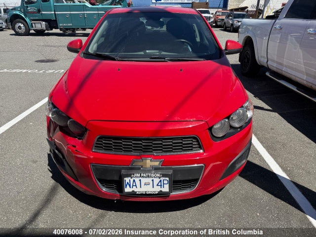 40076008 :رقم المزاد ، 1G1JC6EH1C4202459 vin ، 2012 Chevrolet Sonic مزاد بيع