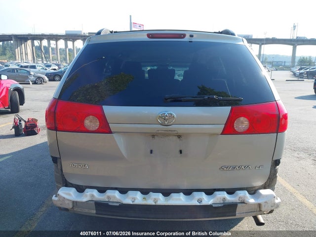2008 Toyota Sienna Ce/le მანქანა იყიდება აუქციონზე, vin: 5TDZK23C78S135620, აუქციონის ნომერი: 40076011