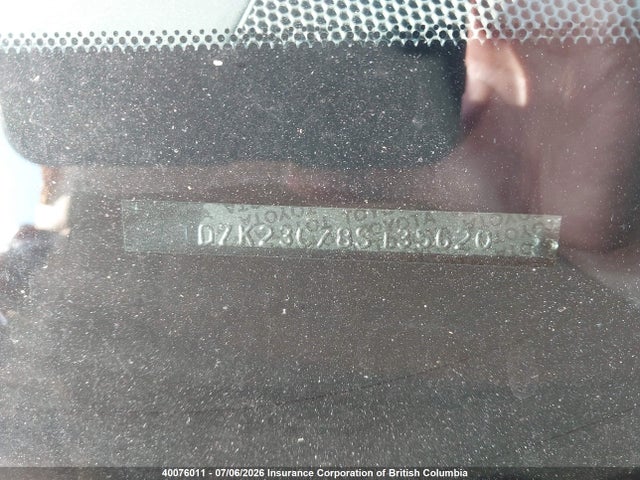 2008 Toyota Sienna Ce/le მანქანა იყიდება აუქციონზე, vin: 5TDZK23C78S135620, აუქციონის ნომერი: 40076011