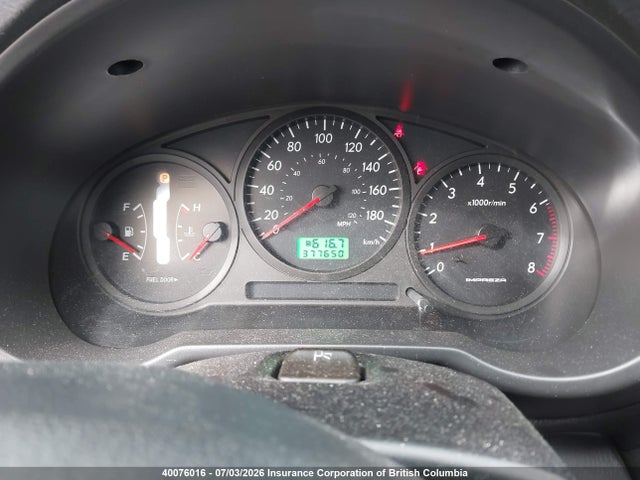 40076016 :رقم المزاد ، JF1GG67555H803903 vin ، 2005 Subaru Impreza 2.5 Rs/2.5 Rs Special Edition مزاد بيع